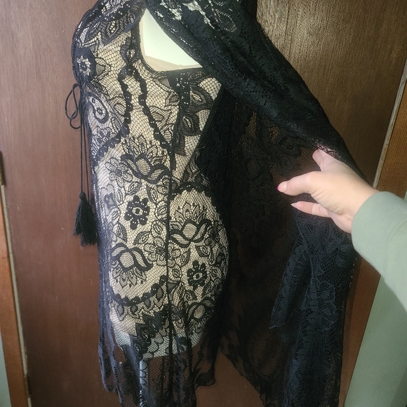 Sexy short Gothic Goth lace dress - Picture 4 of 5